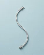 Celeste Round Tennis Bracelet