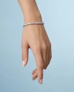 Celeste Round Tennis Bracelet - Image 2