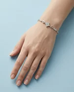 Fleur Charm Diamond Bracelet - Image 2