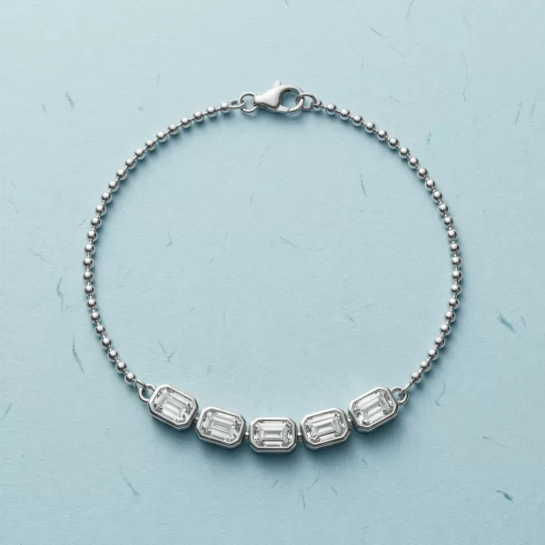 Vintage Emerald-Link Bracelet