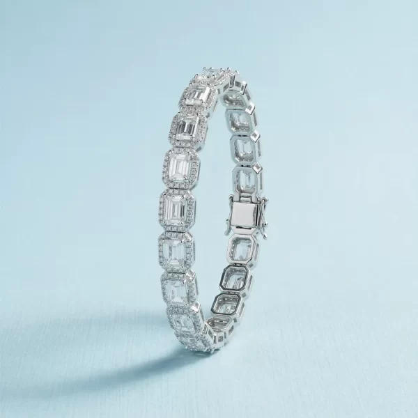 Octavia Halo Tennis Bracelet