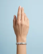 Octavia Halo Tennis Bracelet - Image 3