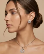 Luna Bloom Diamond Pendant Set - Image 2
