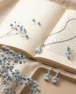 Azure Drop Elegance Pendant Set - Image 3