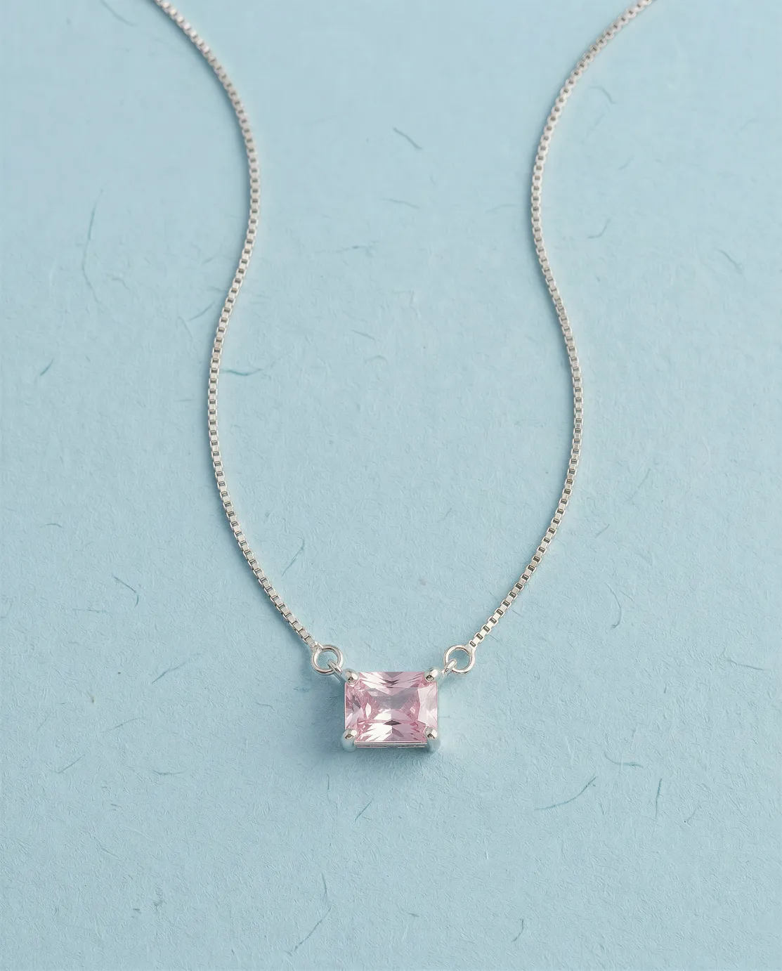 VJ17.1 Blush Solitaire Pendant - Image 1