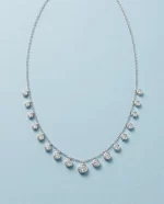 Celeste Drop Diamond Necklace