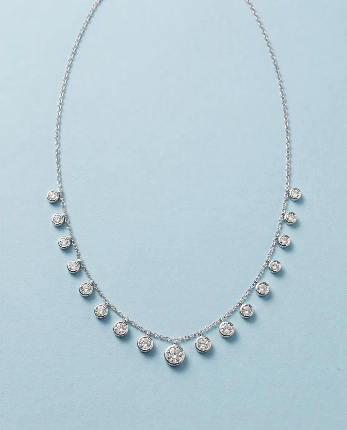 VJ19.1 Celeste Drop Diamond Necklace - Image 1