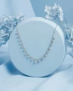 Celeste Drop Diamond Necklace - Image 3