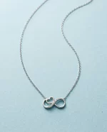 Infinity Heart Diamond Pendant