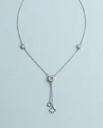 Trinity Drop Charm Necklace