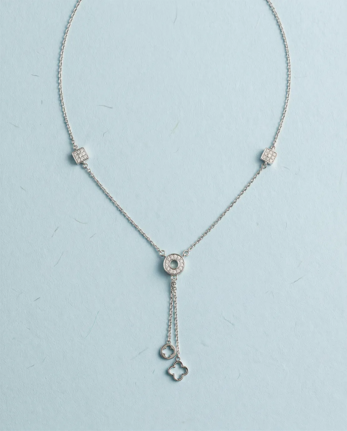 VJ25.1 Trinity Drop Charm Necklace - Image 1