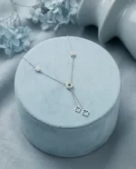 Trinity Drop Charm Necklace - Image 2