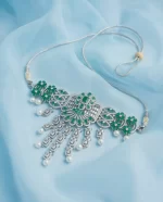 Emerald Pearl Royal Choker Set - Image 2