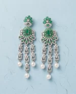Emerald Pearl Royal Choker Set - Image 3