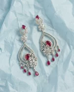 Ruby Bloom Earrings - Image 3