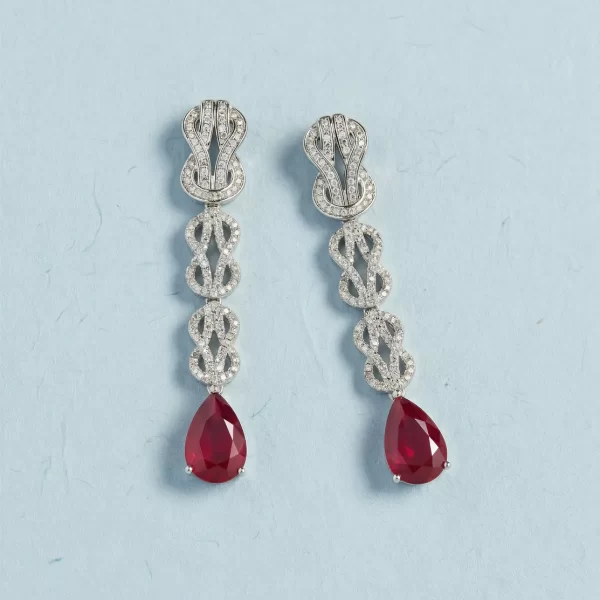 Scarlet Drop Earrings