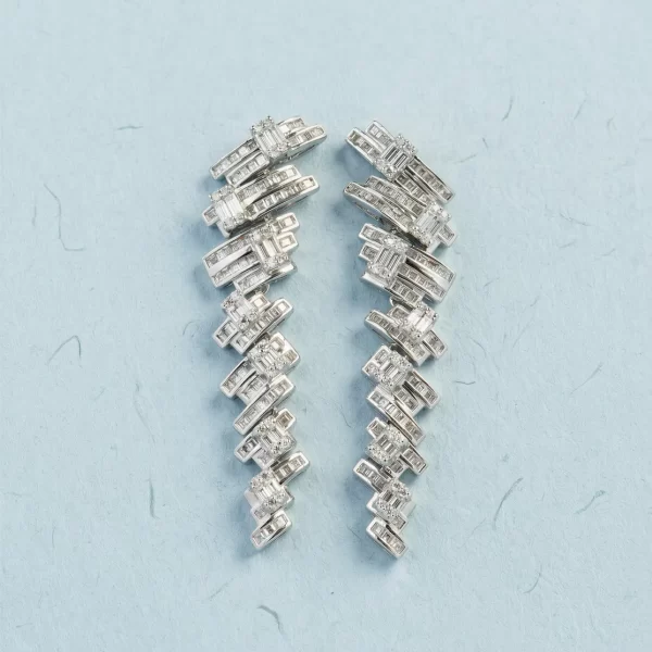 Crystal Edge Earrings