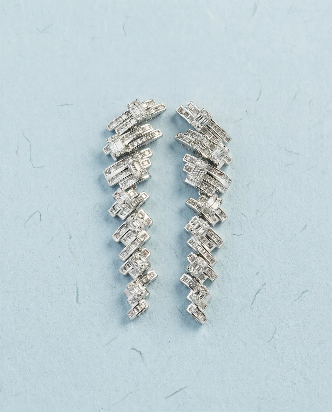 VJ45.1 Crystal Edge Earrings - Image 1
