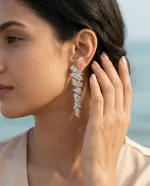 Crystal Edge Earrings - Image 2
