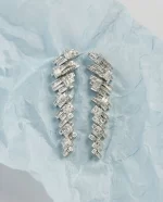 Crystal Edge Earrings - Image 3