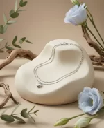 Silver Heart Anklet - Image 3
